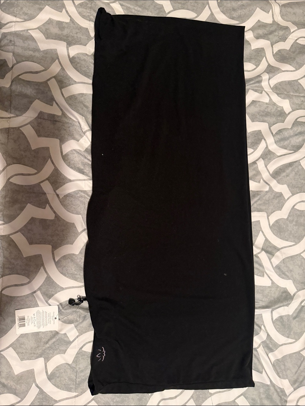 Classic Black Tube Scarf Wrap — Versatile Everyday Accessory